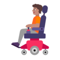 Person In Motorized Wheelchair Emoji Windows