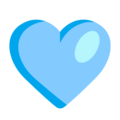 Light Blue Heart Emoji Windows