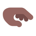 Palm Down Hand Emoji Windows