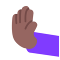 Leftwards Pushing Hand Emoji Windows