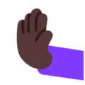 Leftwards Pushing Hand Emoji Windows