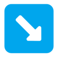 Down Right Arrow Emoji Windows