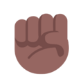 Raised Fist Emoji Windows