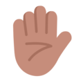 Raised Hand Emoji Windows