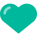 Green Heart Emoji Mozilla