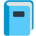 Blue Book Emoji Mozilla
