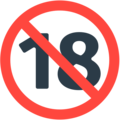 No One Under Eighteen Emoji Mozilla