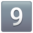 Keycap Digit Nine Emoji Samsung