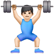Man Lifting Weights Emoji Samsung