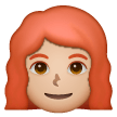 Woman Red Hair Emoji Samsung