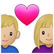 Couple With Heart Woman Man Emoji Samsung