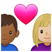 Couple With Heart Woman Man Emoji Samsung