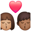 Kiss Woman Man Emoji Samsung
