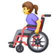 Woman In Manual Wheelchair Emoji Samsung
