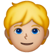 Person Blond Hair Emoji Samsung