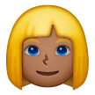 Woman Blond Hair Emoji Samsung