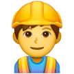 Man Construction Worker Emoji Samsung