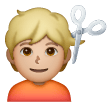 Person Getting Haircut Emoji Samsung