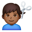 Man Getting Haircut Emoji Samsung