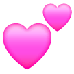 Two Hearts Emoji Samsung