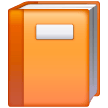Orange Book Emoji Samsung