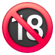 No One Under Eighteen Emoji Samsung