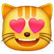 Smiling Cat With Heart Eyes Emoji Samsung