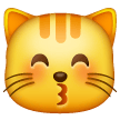 Kissing Cat Emoji Samsung