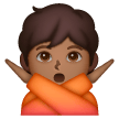 Person Gesturing No Emoji Samsung