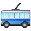 Trolleybus Emoji Samsung