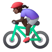 Woman Biking Emoji Samsung