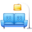 Couch And Lamp Emoji Samsung