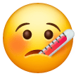 Face With Thermometer Emoji Samsung