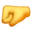 Left Facing Fist Emoji Samsung