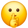 Shushing Face Emoji Samsung