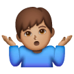 Man Shrugging Emoji Samsung