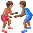 Men Wrestling Emoji Samsung