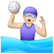 Woman Playing Water Polo Emoji Samsung