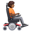 Person In Motorized Wheelchair Facing Right Emoji Samsung