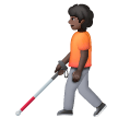 Person With White Cane Emoji Samsung