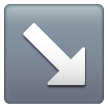 Down Right Arrow Emoji Samsung