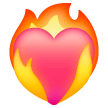 Heart On Fire Emoji Samsung