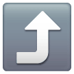 Right Arrow Curving Up Emoji Samsung