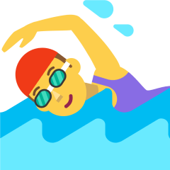 Woman Swimming Emoji Skype