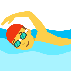Man Swimming Emoji Skype