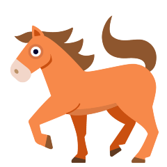 Horse Emoji Skype