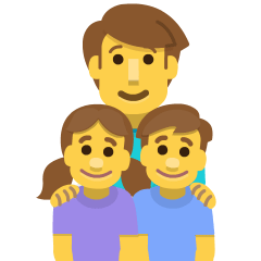 Family Man Girl Boy Emoji Skype