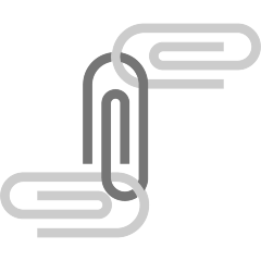 Linked Paperclips Emoji Skype