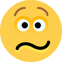 Confounded Face Emoji Skype