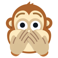Speak No Evil Monkey Emoji Skype
